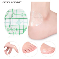 20 Pcs Heel Protector Foot Care Sole Sticker Adhesive Hydrocolloid Waterproof Invisible Heel Patch Anti Blister Friction Care