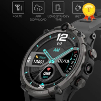 2021 best selling 128GB Men 4g Smart Watch Sport watch Dual Camera GPS With blood pressure bluetooth smartwatch Support SIM Card