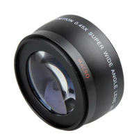 0.45X Wide Angle Camera Macro Lens Filter 52mm for Nikon D3100 D3200 D3300 D5000 D5100 D5200 D5300 D5500 with AF-S 18-55mm Lens
