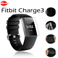 9H For Fitbit Charge 3 Explosion-proof TPU HD Full Cover Screen Protector Film For Fitbit Charge 3 O.15