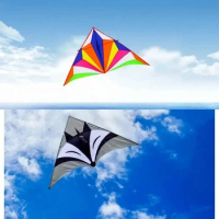 Free shipping Colorful Fox Kite drawing toy parapente kite cometa grande de viento kite papalote inflatable toys cometa grande