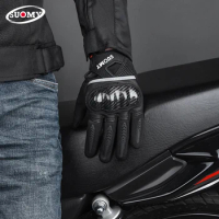 Newest SUOMY Lightweight Breathable Cycling Glove Spring/Summer Carbon Fiber Shell Anti Drop Men Women Fashion Motorcycle Gloves