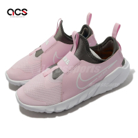 Nike 童鞋 Flex Runner 2 GS 大童 粉紅色 襪套 皮革 運動鞋 DJ6038-600