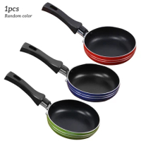 16cm Mini Non-stick Frying Pan Egg Sausage Vegetable Frying Pan Household Steak Pan Washable Cooking Cookware