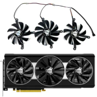 NEW 1SET CF1010U12S XFX Radeon RX 5700 XT GPU Fan，For XFX RX 5600 XT、RX 5700、RX 5700 XT Video card cooling fan