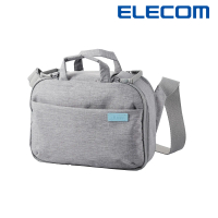 【ELECOM】OT大容量相機收納防潑水側背包-灰(ELDGBS044GY)