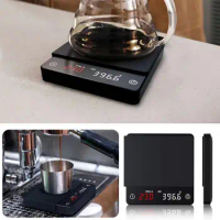 Tiny Drip Coffee Scale With Timer 3kg/0.1g High Precision Pour Over Drip Espresso Scale With Back-lit Lcd Display G1j2