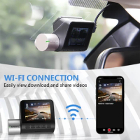Dash Cam For Car Dashcam DVR Car Camera DVRs Black Box Front and Rear 4K 2 Inch Display 2160P Mini USB WiFi GPS Rear Camera