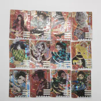 Anime Demon Slayer SSR series Agatsuma Zenitsu Hashibira Inosuke Kibutsuji Muzan Tomioka Giyuu collection card Board game card