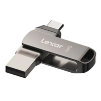 【Lexar 雷克沙】D400 128GB USB 3.1 / Type-C 雙頭隨身碟