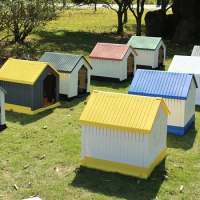 Dog kennel Four Seasons Universal Outdoor Dog House Cage shed Winter Warm Pet Big Outdoor Dog House Rain and Cold Protection
