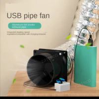 USB Solder Smoke Absorber Fan Air Ventilator Pipe Ventilation Exhaust Fan Mini Extractor Bathroom Toilet Fan Duct Fan