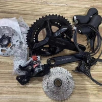 105 R7120 groupset 2*12s road bike groupsets hydraulic disc brake, RT70 140mm+160mm rotor