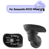 For Samsonite W333 Smooth Silent Shock Absorbing Wheel Accessories Wheels Casters Universal Wheel Replacement Suitcase Rotating