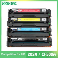 Compatible Toner Cartridge CF500A CF500 500A CF501A CF502A CF503A 202A for HP Laserjet Pro Laserjet M254 M254nw M254dw printer