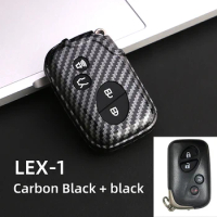 4 Buttons Carbon ABS Car Key Case Cover Fob for Lexus GS430 ES350 GS350 LX570 IS350 RX350 IS250 Key Shell
