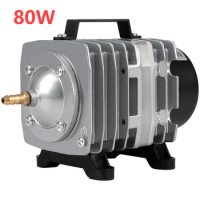 80W Nisei ACO Electromagnetic Oxygen Pump Fish Tank Oxygen Pump Aerator Pond Oxygen Pump Aerator Oxygen Outdoor Use