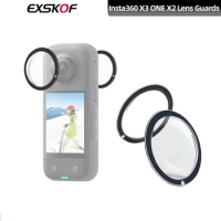 For Insta360 X3 X2 New Sticky Lens Guards Dual-Lens Protective Cover Accessories Lens Protective Cover For Insta360 X3 ONE X2