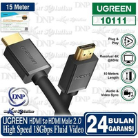 UGREEN Kabel HDMI to HDMI 4K Ultra HD For Monitor, PC, Proyektor, PS, etc - 10106 -- 1M 10111 -- 15M