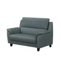 【NEX】簡約時尚 雙人座/兩人座 耐抓皮 拿鐵深灰色沙發(皮沙發/沙發/雙人座)
