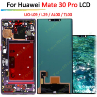 AMOLED For Huawei mate 30 pro LCD Display Panel Touch Screen Digitizer Assembly For Huawei mate30 pro LIO-L09 LIO-L29 AL00 lcd