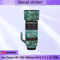 For Canon RF 100-500mm F4.5-7.1 L IS USM Lens Sticker Protective Skin Decal Film Anti-Scratch Protector Coat RF100-500