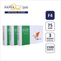PP Lite Kertas F4 75gr Copier 3 Rim (1500 lembar) Kertas HVS