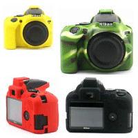 Silicone Armor Skin Case Body Cover Protector for Nikon D3500 DSLR Digital Camera ONLY