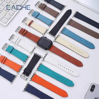 EACHE for Apple Watch Ultra Band 42mm Genuine Leather Strap Iwatch Series 8 7 6 SE 5 4 3 2 Sport Bracelet 38mm 40mm