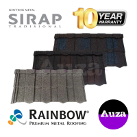Genteng Metal Pasir Premium 1x4 | Sirap Stone-coated Metal Roofing | Garansi 10 Tahun