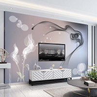 風景牆紙 電視背景牆壁紙2021款簡約現代個性壁畫客廳大氣影視牆紙裝飾牆布『XY27239』