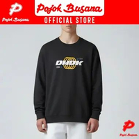 Pojok Busana Sweater Lengan Panjang - Atasan Outer Pria Unisex GRAPHIC & POLOS Grey Polos L