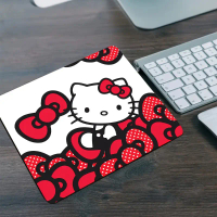 SBD- Sanrio for hello kitty Red Bow Design Mouse Pad - Non-Slip Rubber Base, Cute Cartoon Artwork, P
