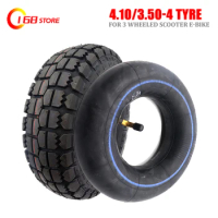 High quality 4.10/3.50-4 Inner Outer Tyre 410/350-4 Pneumatic Wheel Tire for Electric Scooter, Trolley Accessories