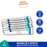 Miconazole Cream 2% 5 PCS - Salep Krim Anti Jamur