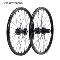 SILVEROCK Alloy Wheels 16" 1 3/8" 349 Disc Brake K3 PLUS 24H for Fnhon Gust Aira Folding Bike Wheelset Bicycle Parts