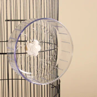 6.7inch Hamster Wheel Silent Transparent Hamster Exercise Running Wheel Small Animals Pet Exercise Running Toys For Cage