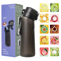 Air Up Flavored Water Bottle Sports Fashion Fitness Straw Mug With Air Up Flavor Pods/ Cap Tritan Plastic Scented Water Bottle