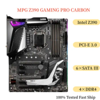 For MSI MPG Z390 GAMING PRO CARBON Motherboard 128GB LGA 1151 DDR4 ATX Mainboard 100% Tested Fast Ship