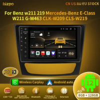 Hizpo SuperDeals Car Player For Mercedes Benz E-Class W211 E200 E220 E300 E350 E240 E270 E280 W463 W209 W219 2 Din Android 12