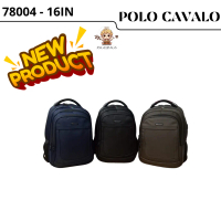 Polo cavallo 78004 Size 16Incih Ransel Kunci TSA Tas Sekolah Tas Laptop Ransel USB Pria
