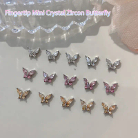 5 cái Zircon Bow Nail Kim Cương Trang trí tập thể Nail phụ kiện nail sơn móng tay tay Nail Salon DIY