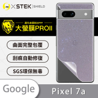 【o-one大螢膜PRO】Google Pixel 7a 滿版手機背面保護貼(閃耀碎鑽)