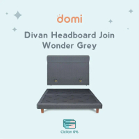 Domi Tempat Tidur Dipan + Sandaran Wonder Grey / Divan Headboard Kasur