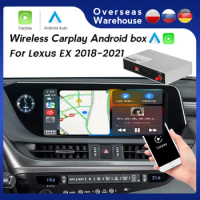 Wireless Carplay Android Auto Module Decoder Box For Lexus ES 2018 2019 2020 2021 Mirror Link AirPlay Car Play Siri Voice USB BT