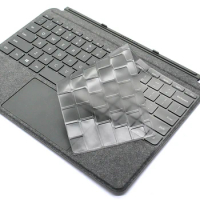 Besegad Thin Transparency TPU Keyboard Protector Protective Cover Skin for Microsoft Surface Pro3 Pro4 Laptop Go