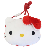 【震撼精品百貨】凱蒂貓_Hello Kitty~日本SANRIO三麗鷗 KITTY 造型斜背收納包-紅*24719