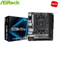 NEW A520i For ASROCK A520M-ITX/ac Micro ATX For AMD A520 A520M DDR4 support R7 R5 5600G 5900 desktop