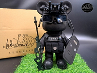【翔準AOG】LEDO Bear SWAT 戰術熊 手繪熊 樂多熊 可客製化酷酷熊存錢筒公仔 居家擺飾 流體熊 暴力熊