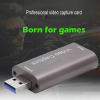 4K 1080P HDMI-compatible USB 3.0 Video Capture Card For Game Recording Box DVD Camcorder To Record Live Streams